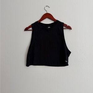 DSG Black Sleeveless Crop Top